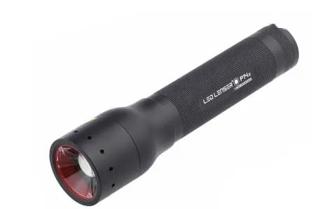Latarka Ledlenser P14.2,black,350lm,4xAA,IPX4,kabura+pudełko