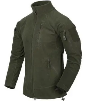 BLUZA ALPHA TACTICAL - Grid Fleece Czarna/ BL-ALT-FG-01-B07 / 2XL