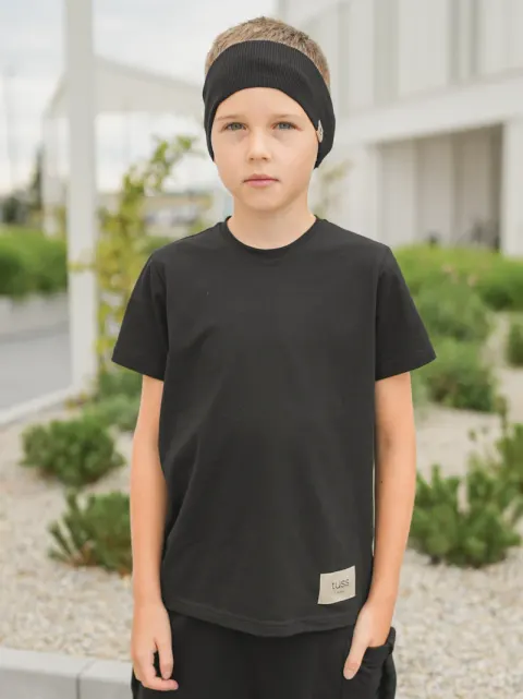 T-Shirt CLASSIC czarny TUSS