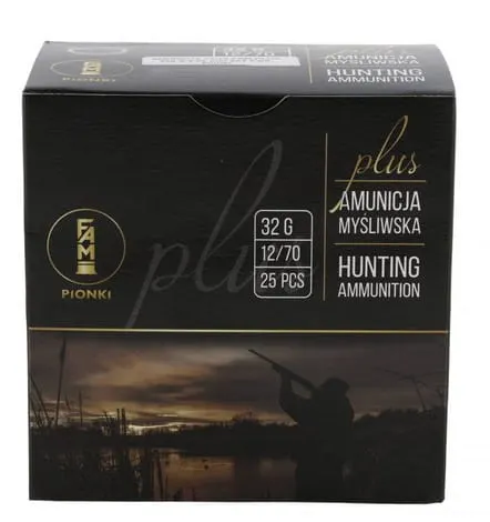 AMUNICJA 12/70 FAM PIONKI PLUS 2-3.50mm 32G ZAT 1op.=25szt.