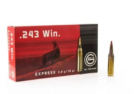 Amunicja GECO karabinowa BA 13 kal. 243 WIN EXPRESS 4,9G