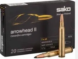 Amunicja kula SAKO 7X64 ARROWHEAD II 9,7G
