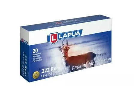 Amunicja LAPUA 222 REM 3,6G SP