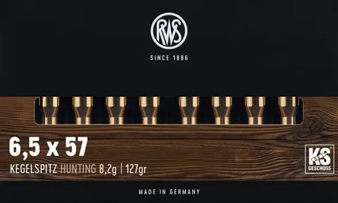 Amunicja RWS karabinowa BA 13 kal. 6,5X65 8,2G KS