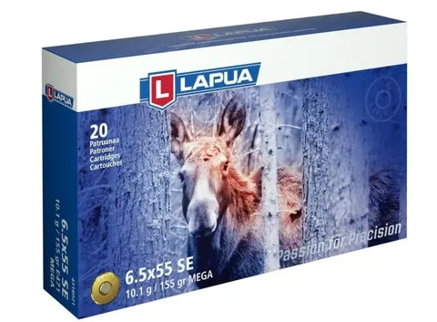 AMUNICJA LAPUA 6,5x55 SE MEGA 10,1G/155GR, SP