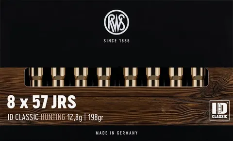Amunicja RWS karabinowa BA 13 kal. 8x57JRS ID,12.8G RAUG