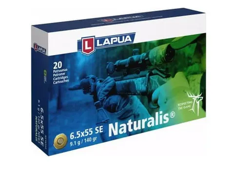 Amunicja LAPUA 6,5x55 SE NATURALIS 9,1G/140GR