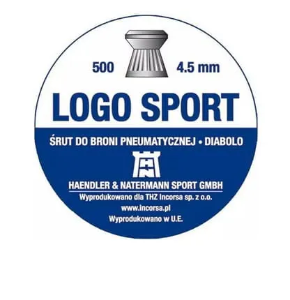 ŚRUT H&N LOGO SPORT 4,5/500, 047G/7,25GR 1op.=500szt.