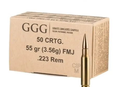 AMUNICJA KULA GGG 223REM FMJ GPR11 55GRN/3,56G