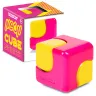 bopster Fidget Cube Spinner – Kostka Antystresowa Spinner 360° NEON różowy/żółty 8+