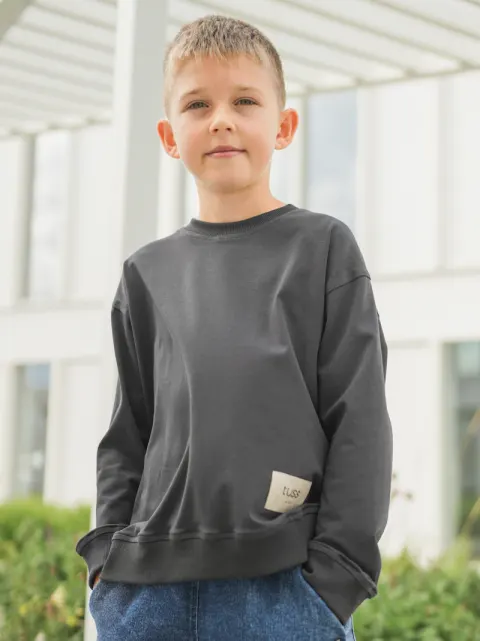 Bluza OVER grafitowa TUSS