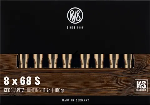 Amunicja RWS karabinowa BA 13 kal. 8x68 S KS 11,7G/180GR