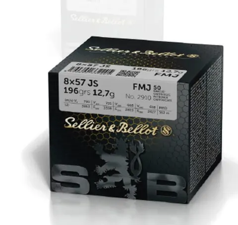 AMUNICJA KULA S&B 8x57 JS FMJ 12,7G /1op.=50szt./