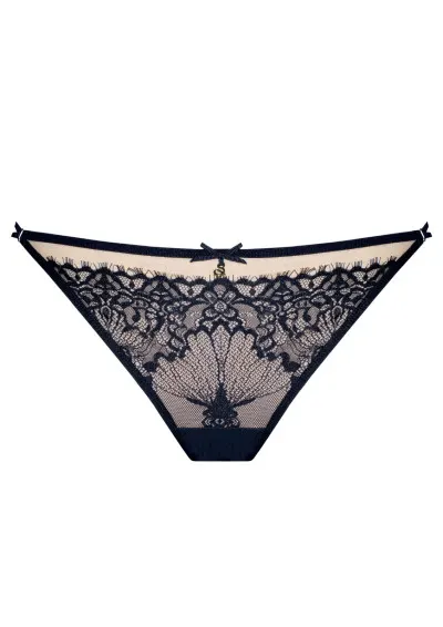 Samanta - Stringi Tamala C300 tattoo S Czarny