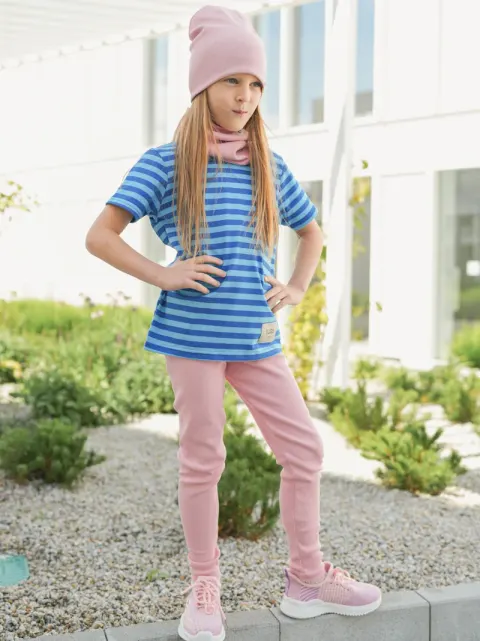 Legginsy RIB róż TUSS