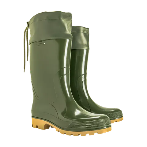 Buty kalosze z kołnierzem DEMAR GRANDS Z zielone 41
