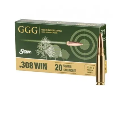 Amunicja kula GGG 308WIN HPBT GPX13,168GRN/10,9G
