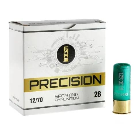 AMUNICJA 12/70 PRECISION 28G, 7,5-2,40mm, FAM PIONKI UN 0012 1.4S