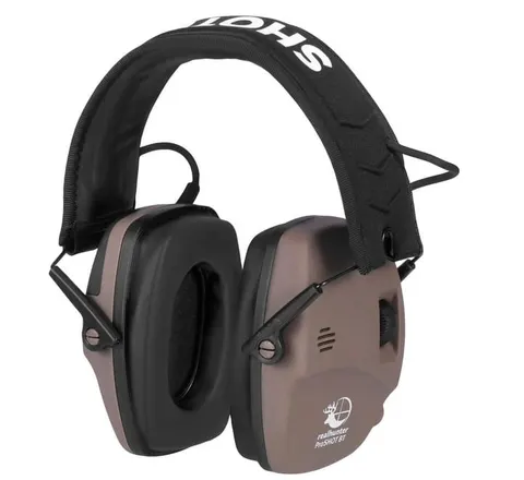 SŁUCHAWKI REALHUNTER ACTIVE PROSHOT BT BRĄZOWE 258-051