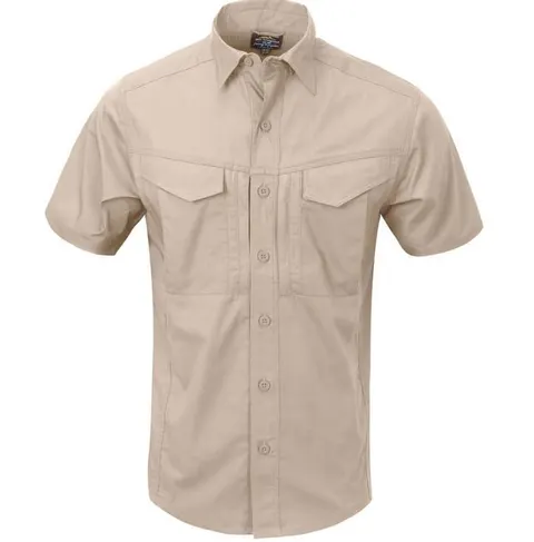 Koszula DEFENDER Mk2 short sleeve® - PolyCotton Ripstop - Beżowa - rozmiar: M