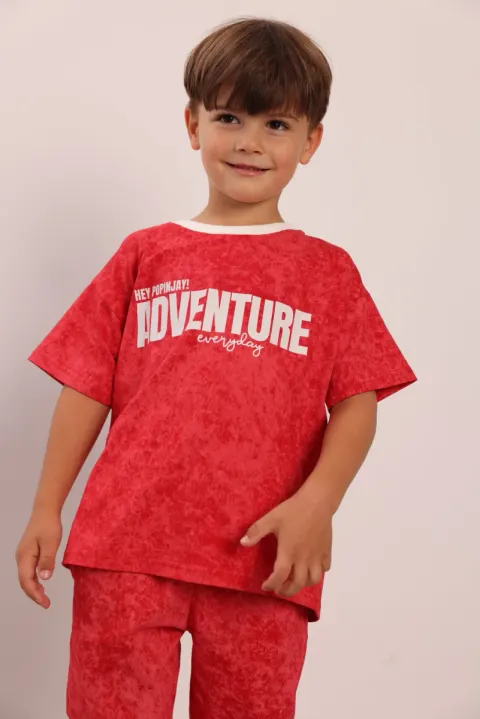 T-shirt Hedwi Adventure Red Hey Popinjay!