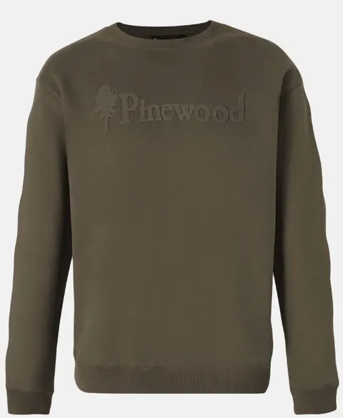 Sweter Varnamo z logo firmy PINEWOOD (green-XL)