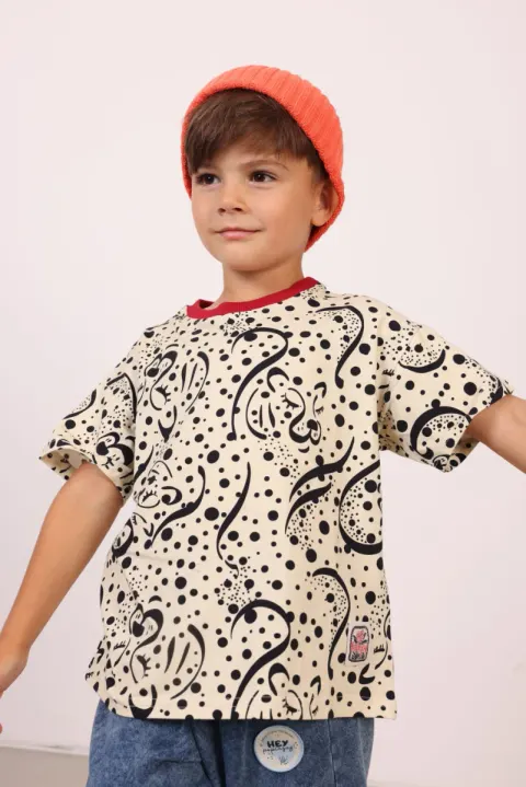 T-shirt Hedwi Mono Cats Hey Popinjay!