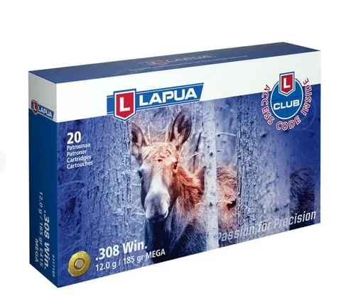 AMUNICJA NAMMO LAPUA 308Win. MEGA 12G/185GR SP 1op.=20szt.