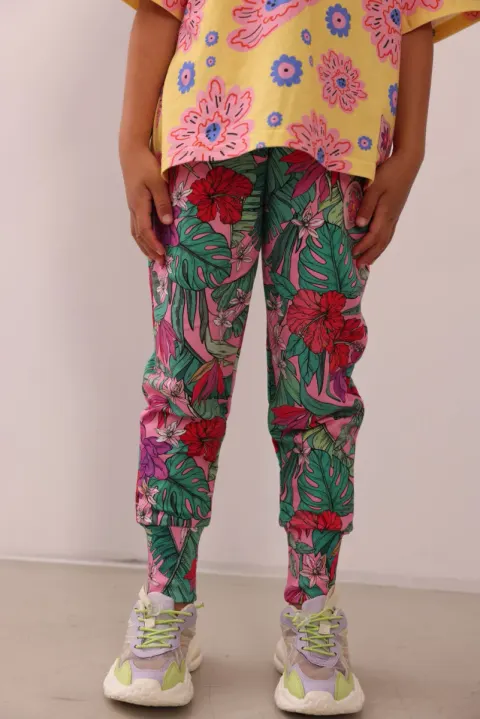 Spodnie Move Jogger Tropical Bloom Hey Popinjay!