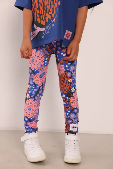 Legginsy jersey Wildflower Blue Hey Popinjay!