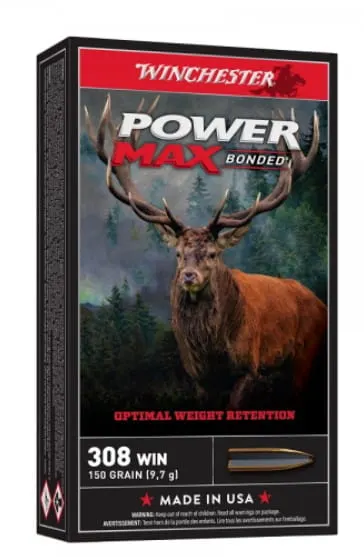Amunicja myśliwska kula 308W WINCHESTER 150G POWERMAX BOND 1,4S