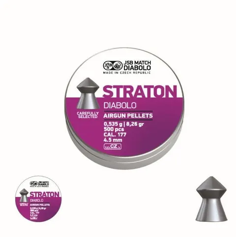 Śrut JSB STRATON DIABOLO, 0,535G, 4,5/500
