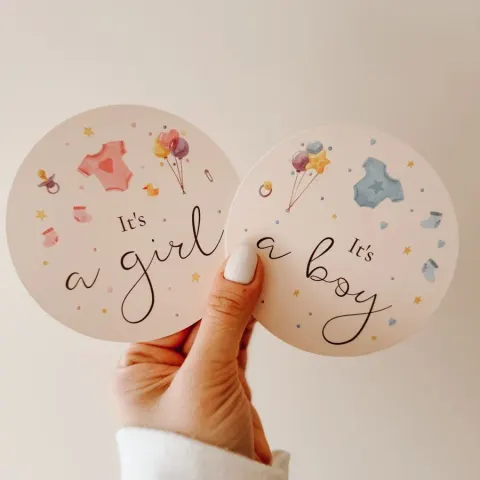 Dwustronna karta do zdjęć – It’s a girl/boy Mommy Planner