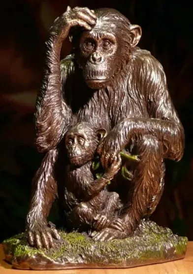 FIGURKA ORANGUTAN Z MŁODYM / WU74874A4