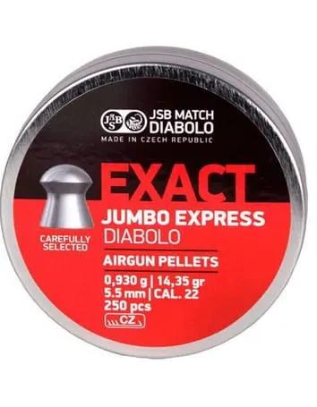 JSB DIABOLO JUMBO EXACT EXPRESS KAL. 5,5/ 5,52; 0,93g/14,35gr/500szt.