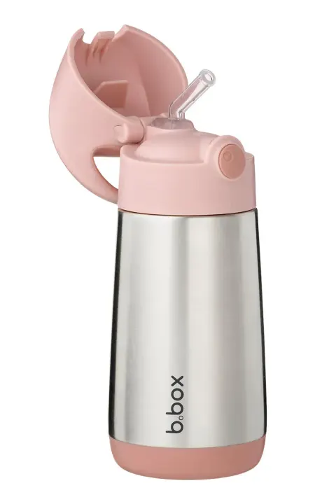 Butelka termiczna - bidon dla dzieci ze słomką 350 ml Blush Crush b.box BB01532