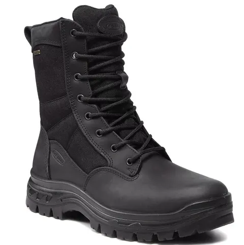 Buty 13801 D20G DAKAR GRI, skóra/cordura, czarny