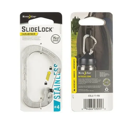 NITE IZE -Karabińczyk SlideLock CSL4-11-R6 / STALOWY