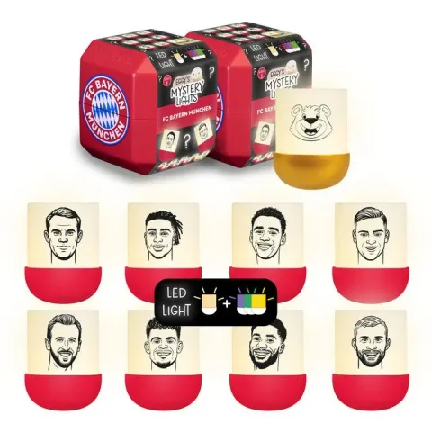 EGGY’S MYSTERY LIGHTS FC Bayern München – Mini lampka LED niespodzianka 3+ Eggy & Friends