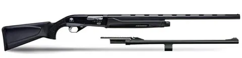 Strzelba HUGLU RENOVA Combo k.12/76, Semi-Automatic, lufa 76 + 66cm, M.Choke, synth., 4+1