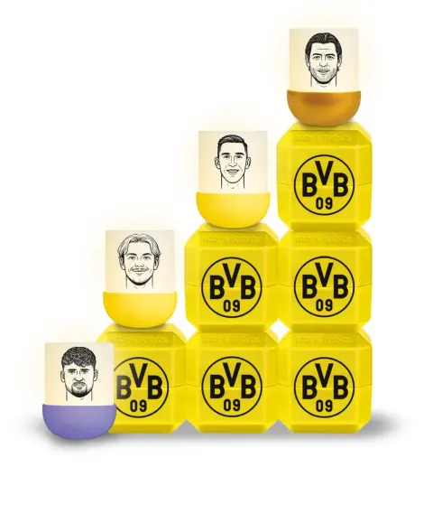 EGGY’S MYSTERY LIGHTS Borussia Dortmund – Mini lampka LED niespodzianka 3+ Eggy & Friends