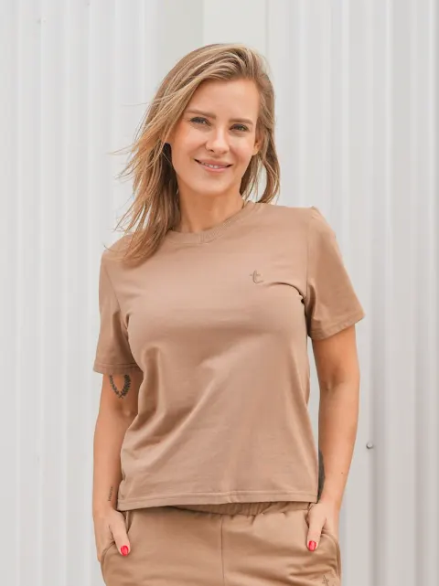 T-Shirt damski Classic Carmel TUSS