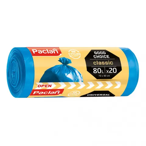 Paclan - classic worki na śmieci 80l 20szt.
