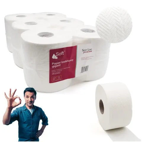 Papier toaletowy Soft Premium Line 2w biały a'12