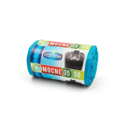 Worki na odpady 35l niebieskie LDPE a'50 szt