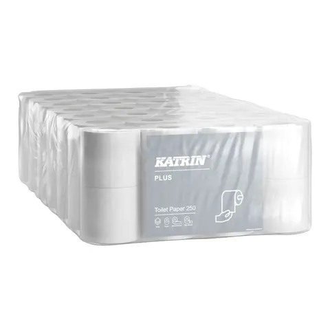 Papier KATRIN Plus Toilet 3w, celuloza 30m a'56