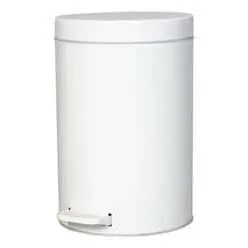 Kosz biały metal 12l