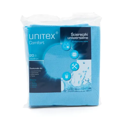 Ściereczka Unitex niebieska op. 20 szt