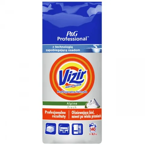 Proszek Vizir 9,1 kg do białego Alpine Fresh