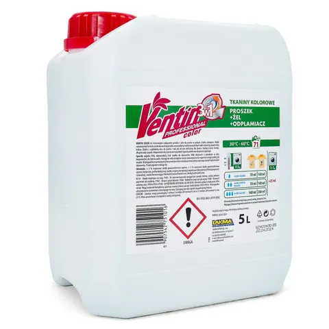 Profesjonalny proszek Ventin w żelu do koloru 5l